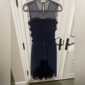 Parosh navy blue dress size small